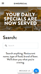 Mobile Screenshot of dinespecial.com